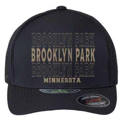 Vintage Brooklyn Park Minnesota Gift Flexfit Unipanel Trucker Cap