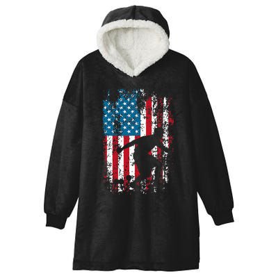 Vintage Bocce Player Lawn Bowling Game Ball Fan Boule Hooded Wearable Blanket