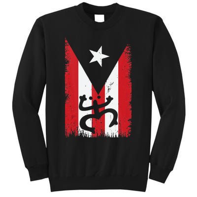 Vintage Boricua Puerto Rican Puerto Rico Flag Retro Sweatshirt