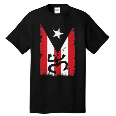 Vintage Boricua Puerto Rican Puerto Rico Flag Retro Tall T-Shirt