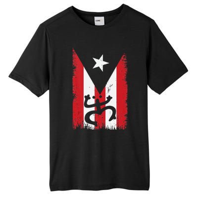 Vintage Boricua Puerto Rican Puerto Rico Flag Retro Tall Fusion ChromaSoft Performance T-Shirt