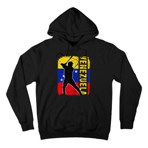 Venezuelan Baseball Player Venezuela Flag Baseball Fans Hoodie