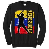 Venezuelan Baseball Player Venezuela Flag Baseball Fans Sweatshirt