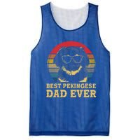 Vintage Best Pekingese Dad Ever Dog Lovers Gift Mesh Reversible Basketball Jersey Tank