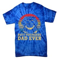 Vintage Best Pekingese Dad Ever Dog Lovers Gift Tie-Dye T-Shirt