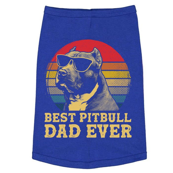 Vintage Best Pitbull Terrier Dad Ever Dog Lovers Funny Gift Doggie Tank