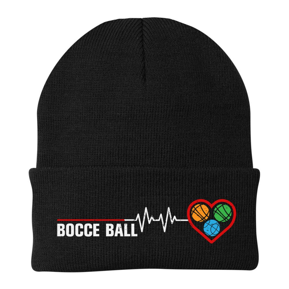 Vintage Bocce Player Bocce Ball Fans Bocce Ball Player Gift Beanie