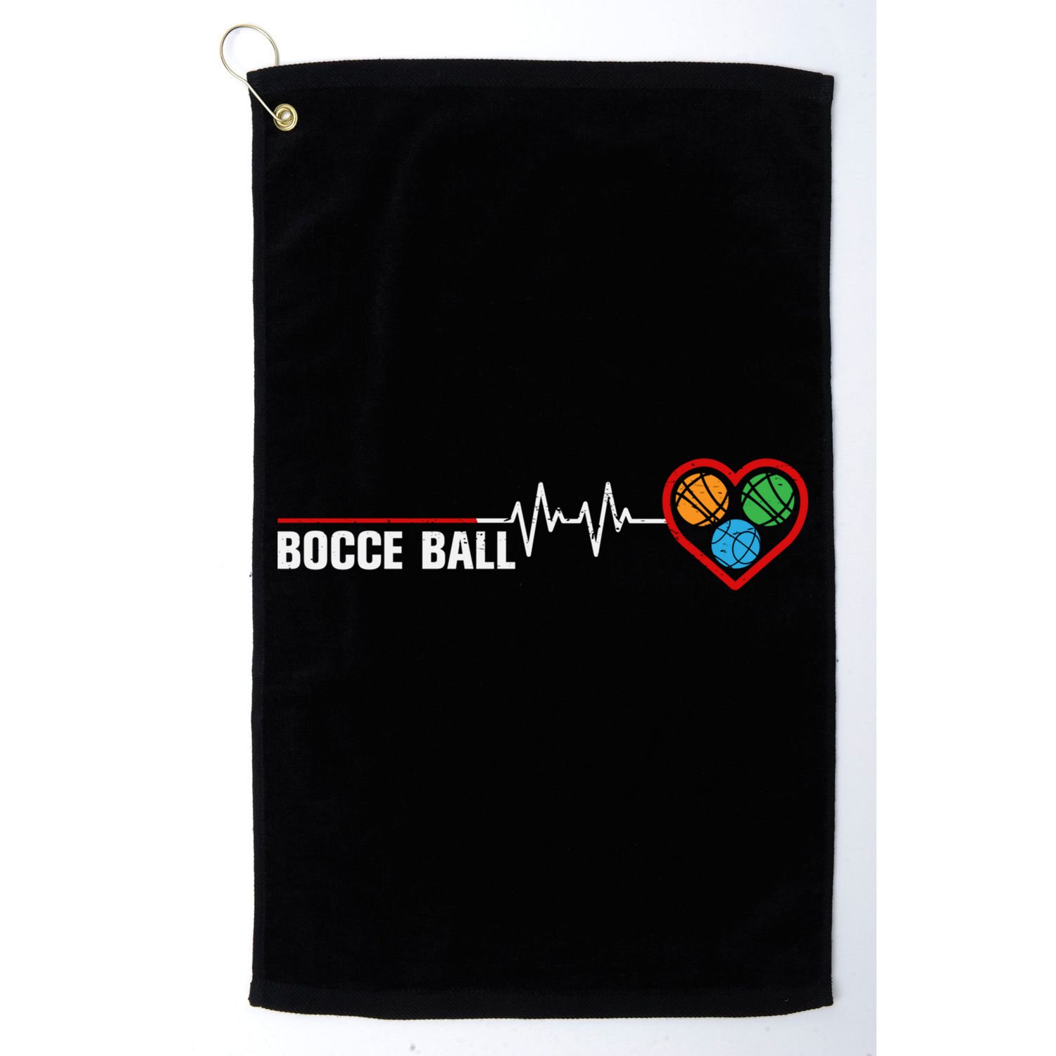 Vintage Bocce Player Bocce Ball Fans Bocce Ball Player Gift Golf Towel