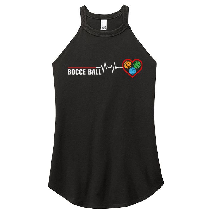 Vintage Bocce Player Bocce Ball Fans Bocce Ball Player Gift Women's Perfect Tri Rocker Tank