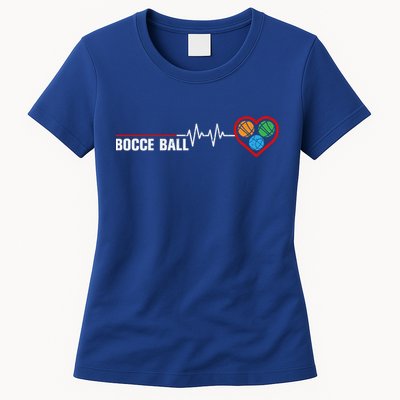 Vintage Bocce Player Bocce Ball Fans Bocce Ball Player Gift Womens T-Shirt