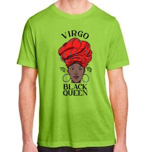 Virgo Black Queen Zodiac Sign Meaningful Gift Adult ChromaSoft Performance T-Shirt