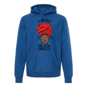 Virgo Black Queen Zodiac Sign Meaningful Gift Premium Hoodie