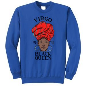 Virgo Black Queen Zodiac Sign Meaningful Gift Tall Sweatshirt