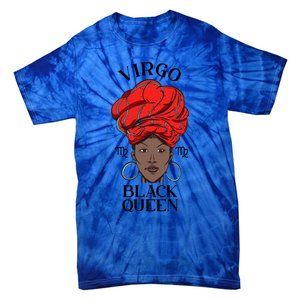 Virgo Black Queen Zodiac Sign Meaningful Gift Tie-Dye T-Shirt