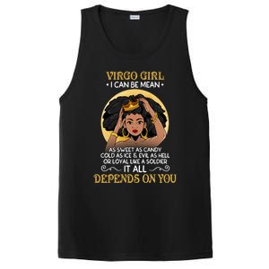 Virgo Black Queen August September Birthday Funny Gift PosiCharge Competitor Tank