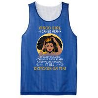 Virgo Black Queen August September Birthday Funny Gift Mesh Reversible Basketball Jersey Tank