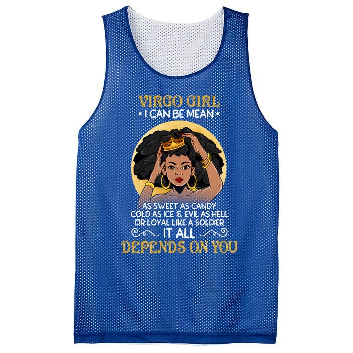 Virgo Black Queen August September Birthday Funny Gift Mesh Reversible Basketball Jersey Tank