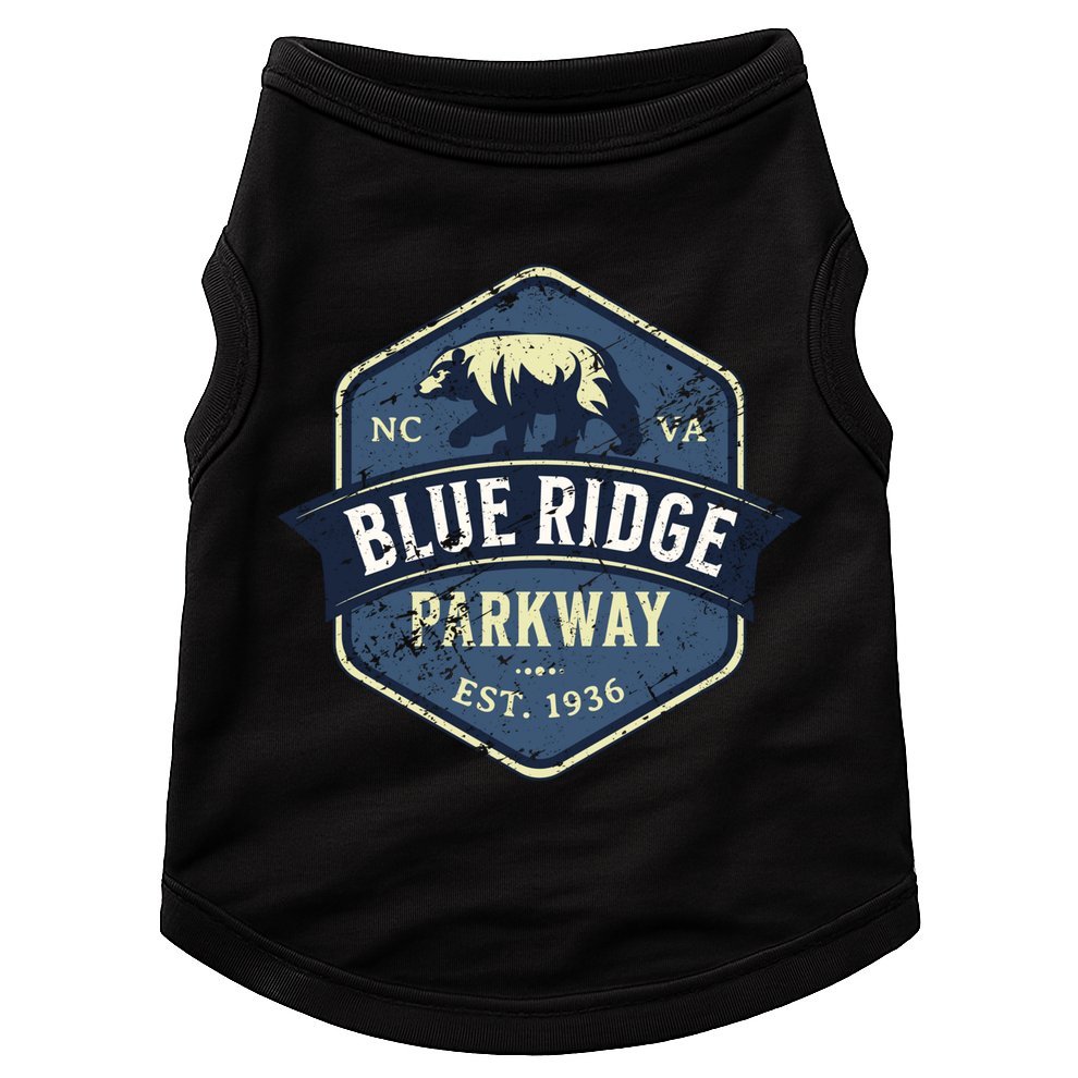 Vintage Blue Ridge Parkway BRP North Carolina and Virginia Doggie Tank