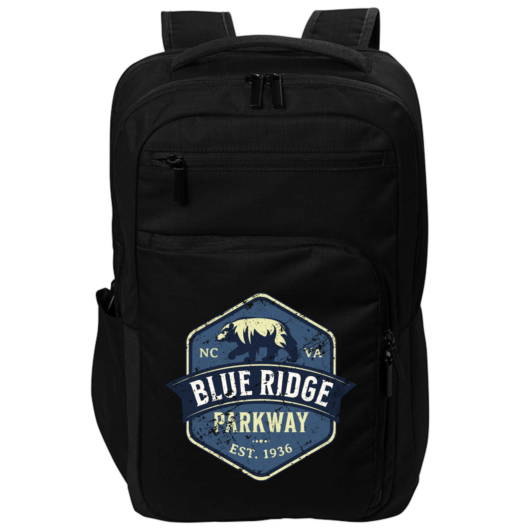 Vintage Blue Ridge Parkway BRP North Carolina and Virginia Impact Tech Backpack