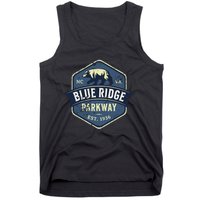 Vintage Blue Ridge Parkway BRP North Carolina and Virginia Tank Top