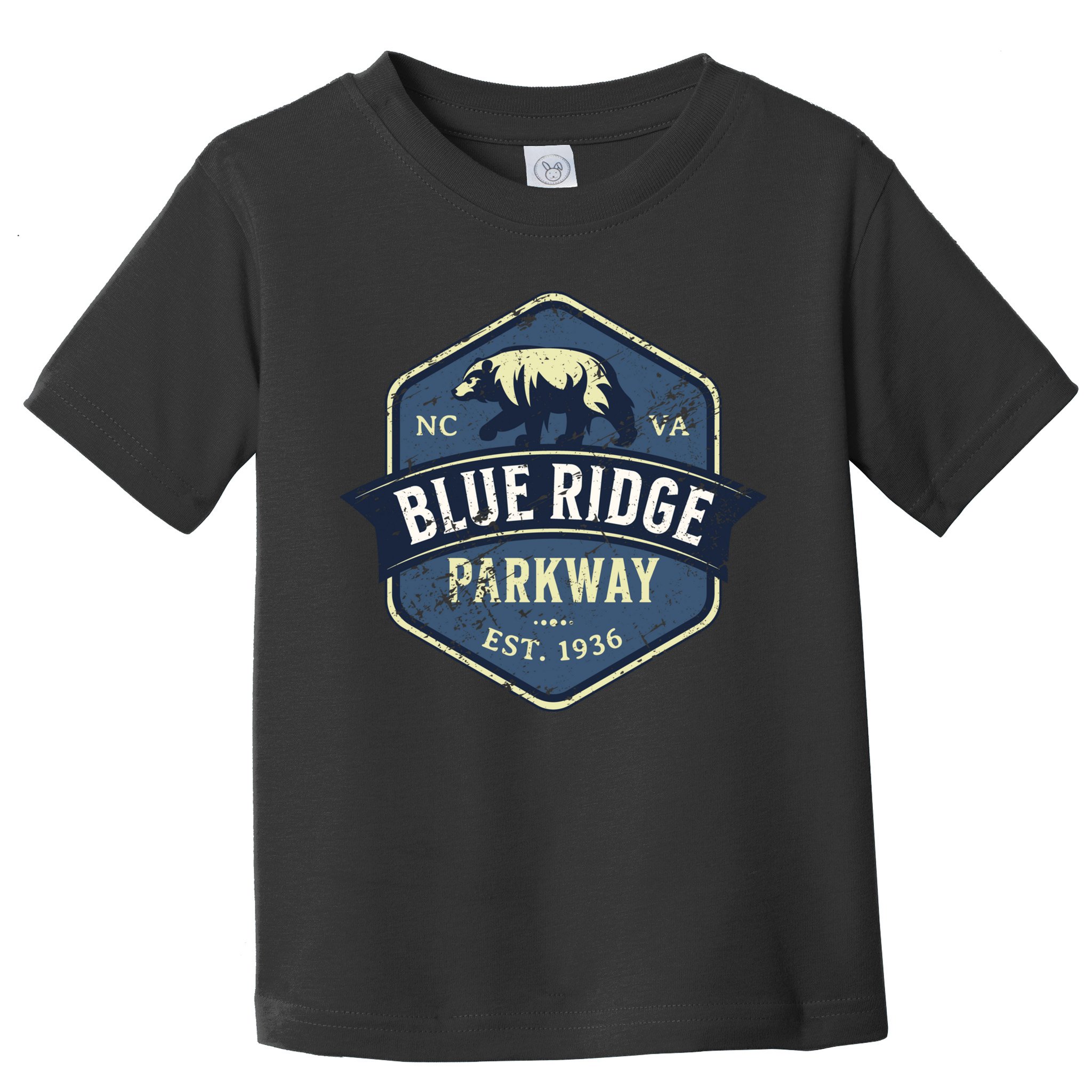 Vintage Blue Ridge Parkway BRP North Carolina and Virginia Toddler T-Shirt