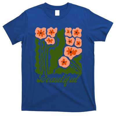 Vintage Blossoms Retro Flower Power T-Shirt