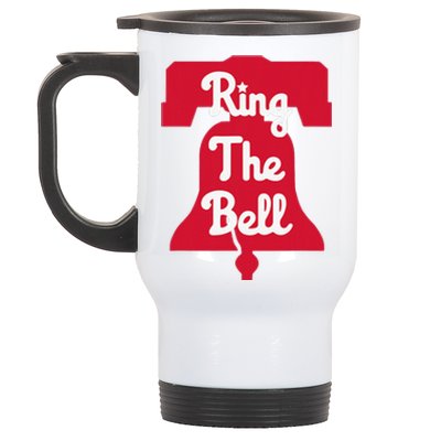 Vintage Baseball Ring The Bel.L Philadelphia Baseball Stainless Steel Travel Mug