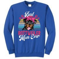 Vintage Best Rottweiler Mom Ever Gift Sweatshirt