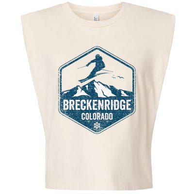 Vintage Breckenridge Retro Logo Ski Garment-Dyed Women's Muscle Tee