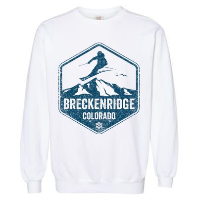 Vintage Breckenridge Retro Logo Ski Garment-Dyed Sweatshirt