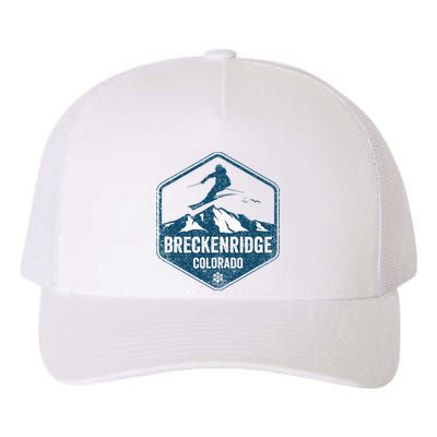 Vintage Breckenridge Retro Logo Ski Yupoong Adult 5-Panel Trucker Hat