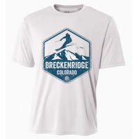 Vintage Breckenridge Retro Logo Ski Cooling Performance Crew T-Shirt