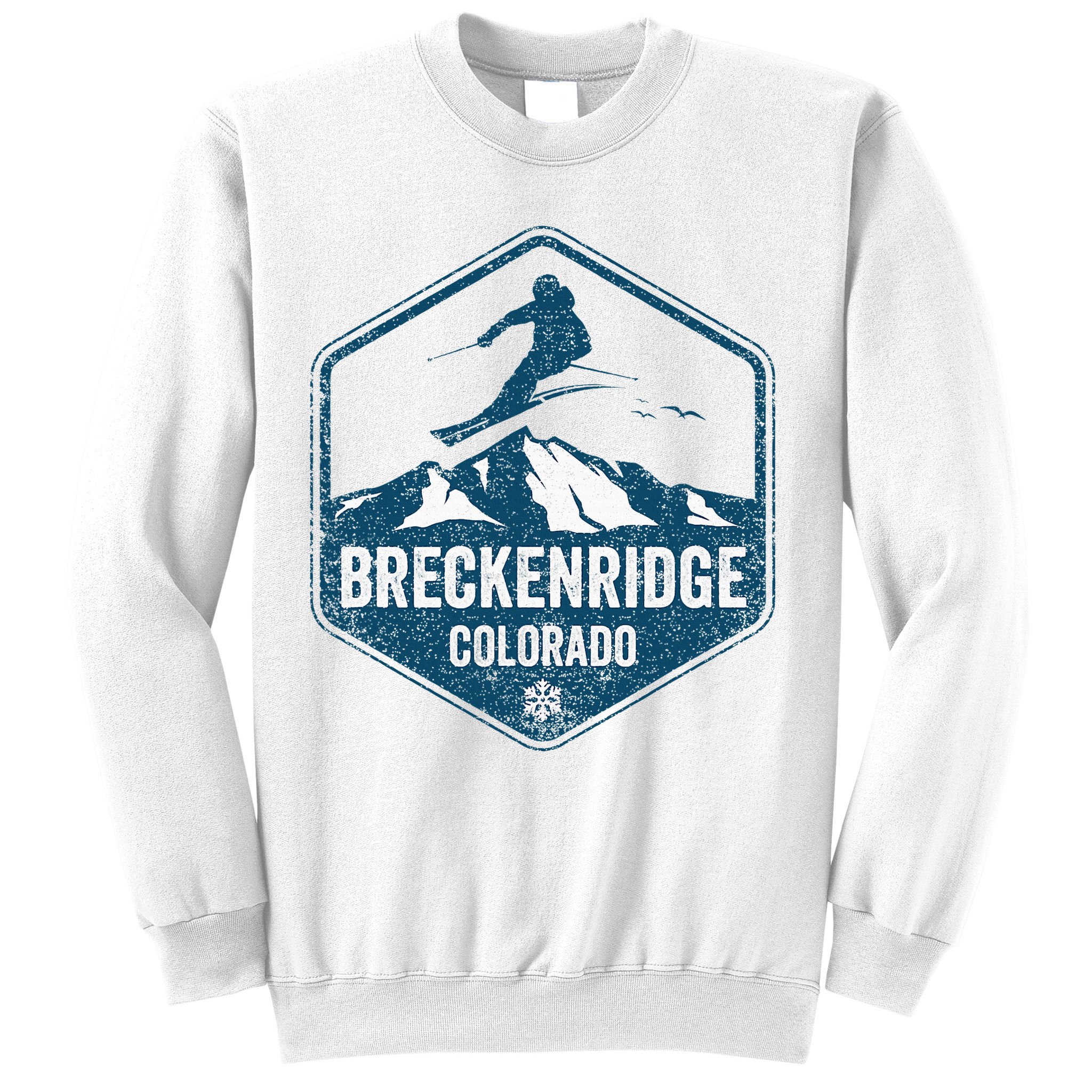 Vintage Breckenridge Retro Logo Ski Sweatshirt