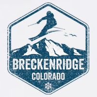 Vintage Breckenridge Retro Logo Ski Bucket Hat