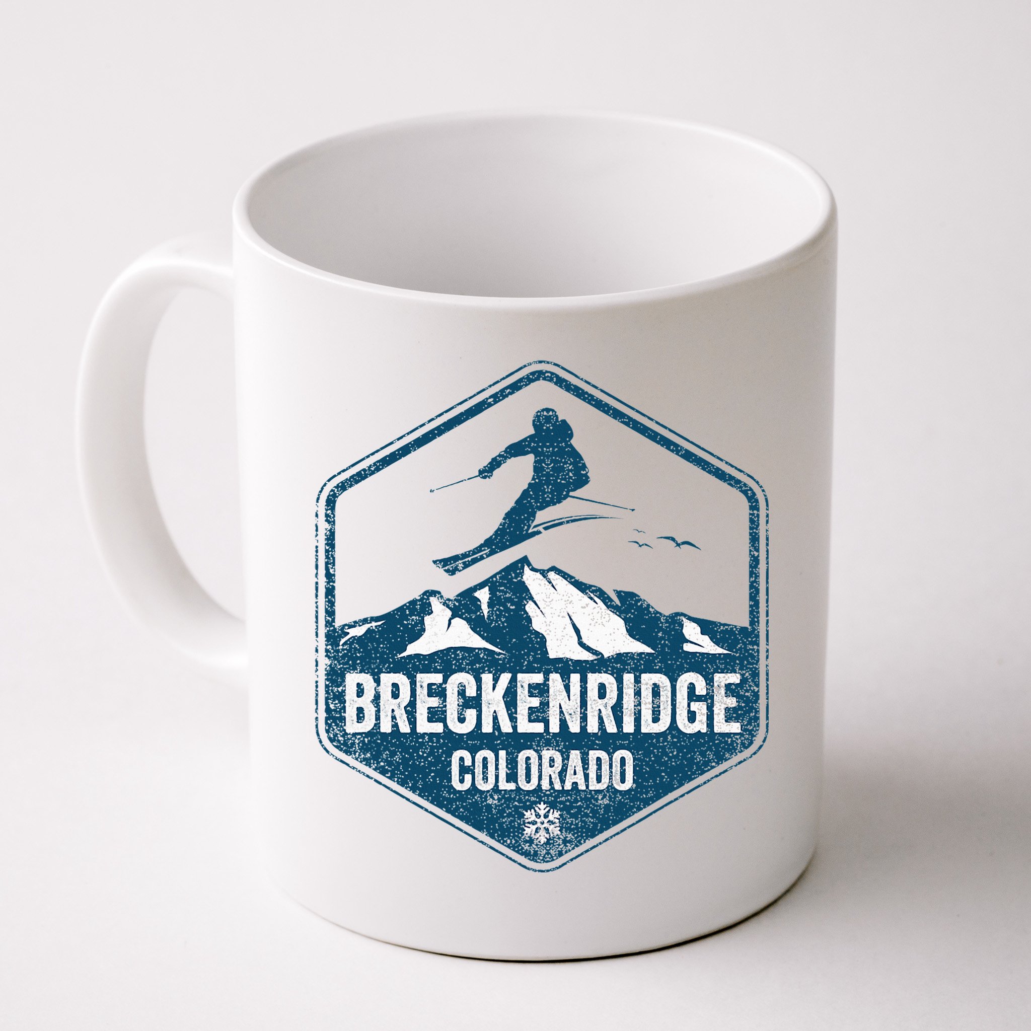 Vintage Breckenridge Retro Logo Ski Mug