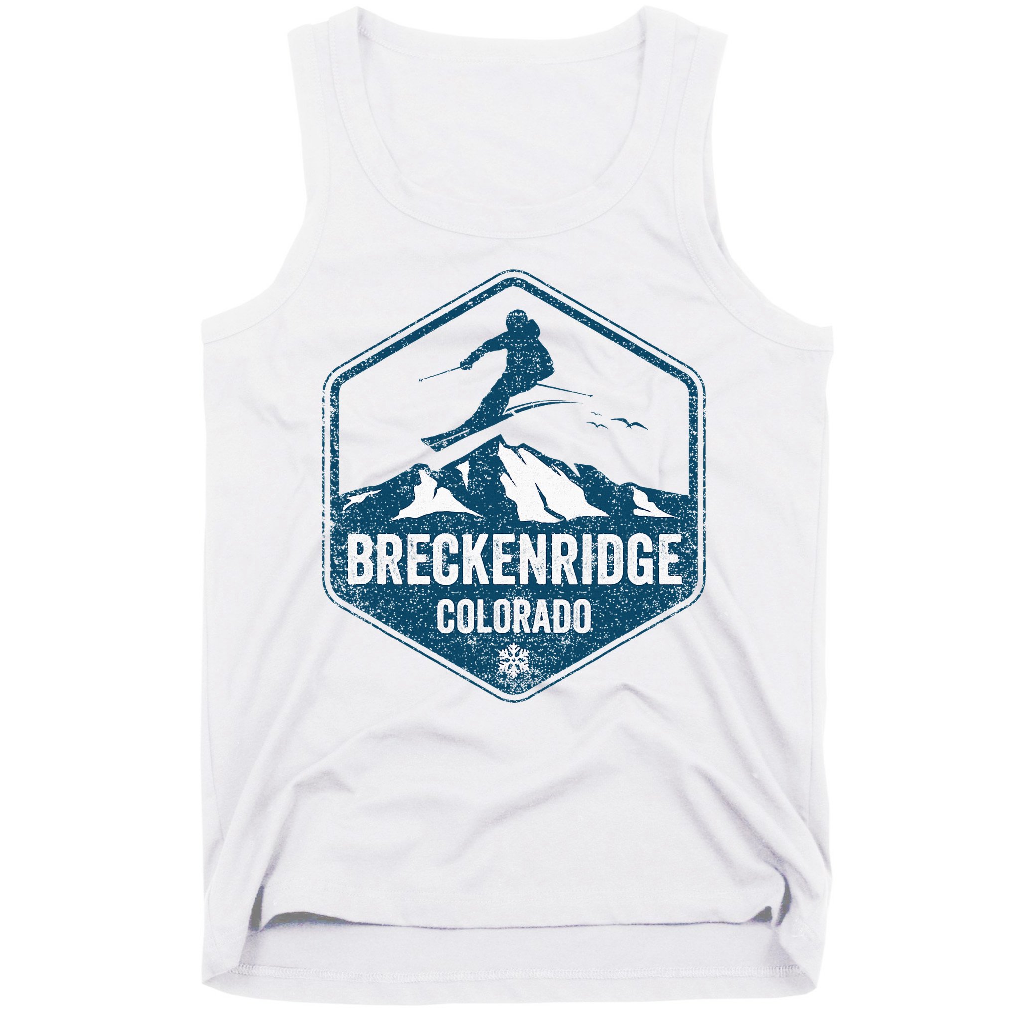Vintage Breckenridge Retro Logo Ski Tank Top
