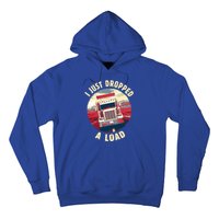 Vintage Big Rig Semi Trailer Truck Driver Funny Trucker Gift Cute Gift Hoodie