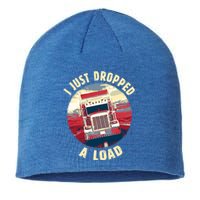 Vintage Big Rig Semi Trailer Truck Driver Funny Trucker Gift Cute Gift Sustainable Beanie