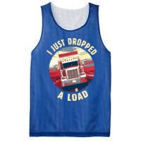 Vintage Big Rig Semi Trailer Truck Driver Funny Trucker Gift Cute Gift Mesh Reversible Basketball Jersey Tank