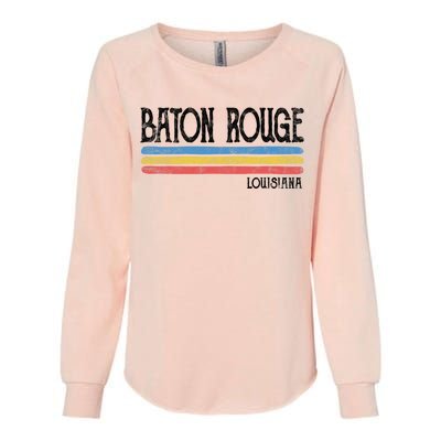 Vintage Baton Rouge Louisiana La Love Gift Souvenir Womens California Wash Sweatshirt