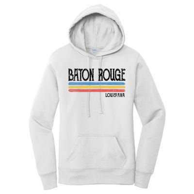 Vintage Baton Rouge Louisiana La Love Gift Souvenir Women's Pullover Hoodie