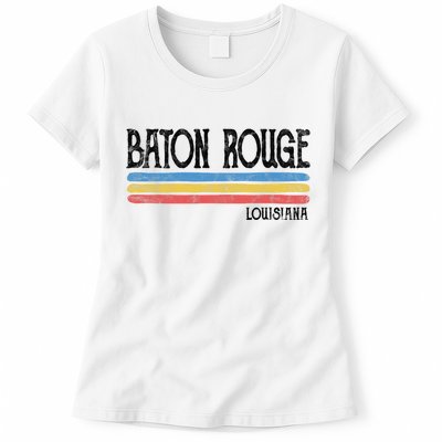 Vintage Baton Rouge Louisiana La Love Gift Souvenir Women's T-Shirt