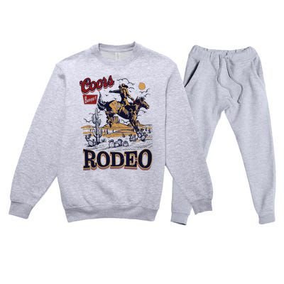 Vintage Banquet Rodeo Premium Crewneck Sweatsuit Set