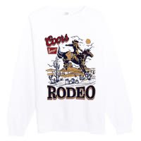 Vintage Banquet Rodeo Premium Crewneck Sweatshirt