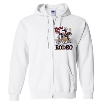 Vintage Banquet Rodeo Full Zip Hoodie