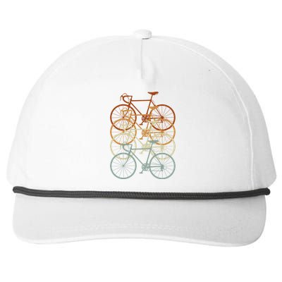 Vintage Bike Retro Bicycle Snapback Five-Panel Rope Hat