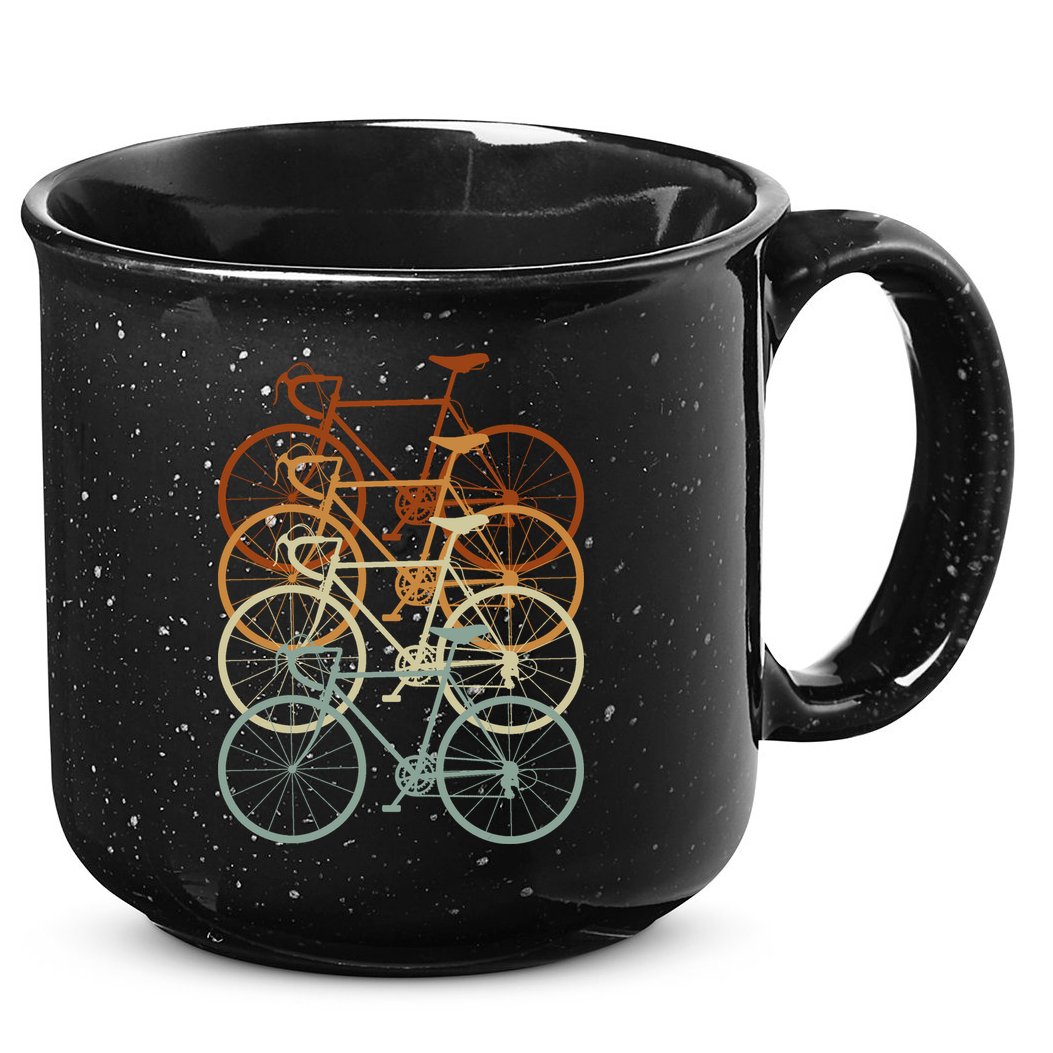 Vintage Bike Retro Bicycle 15oz Campfire Ceramic Mug
