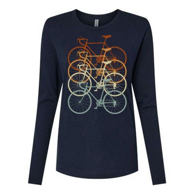 Vintage Bike Retro Bicycle Womens Cotton Relaxed Long Sleeve T-Shirt