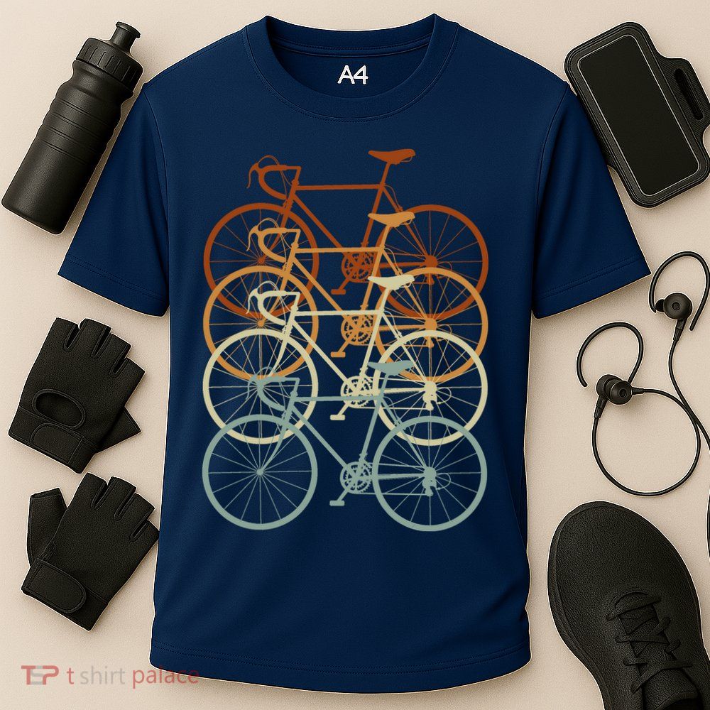 Vintage Bike Retro Bicycle Performance Shirt