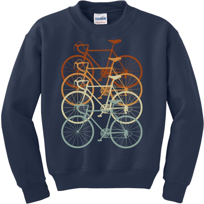 Vintage Bike Retro Bicycle Kids Sweatshirt